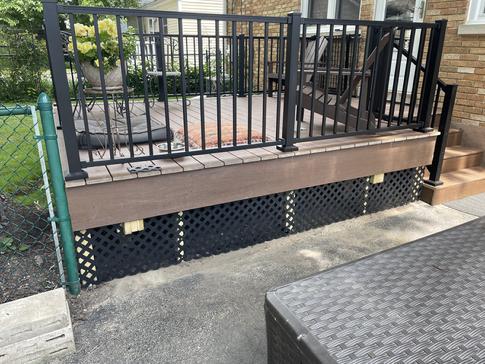 Downers Grove IL Trex deck 2026. A-Affordable Decks