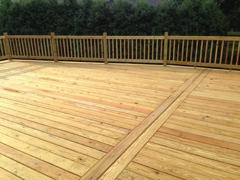 Our signature flooring pattern. Downers Grove IL deck contractor.